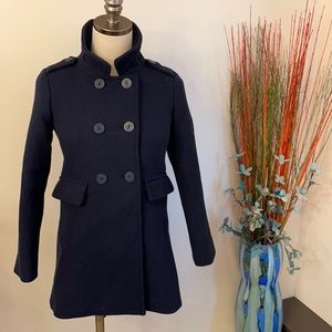 Lined wool coat